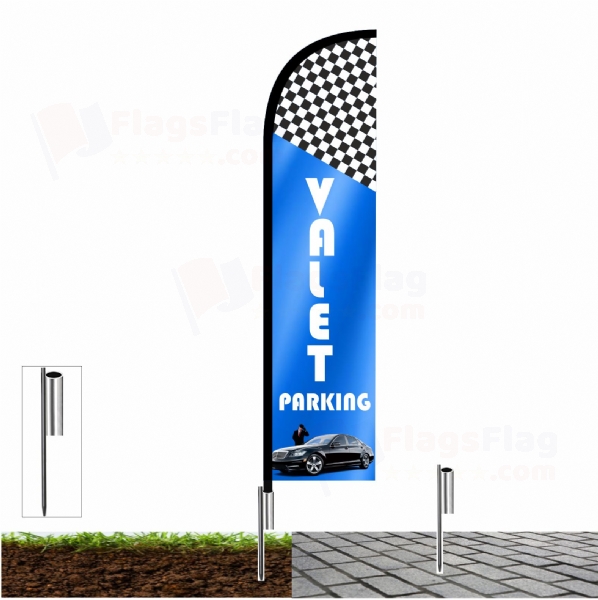 Valet Parking Custom Design Flag Valet Parking Customised Flags