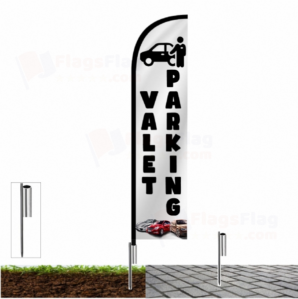 Valet Parking Shop Front Flags