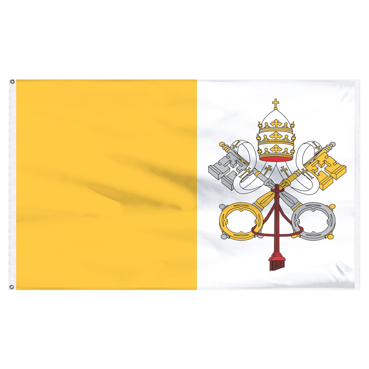 Vatican Flag 5ft x 8ft Nylon