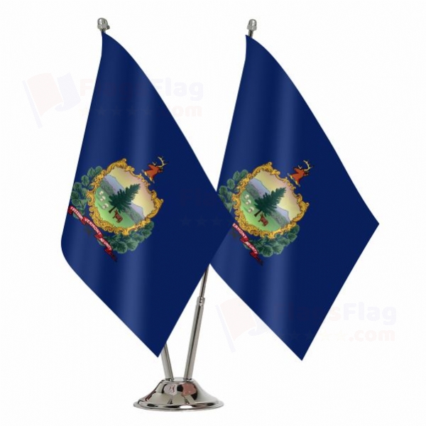 Vermont Binary Table Flag