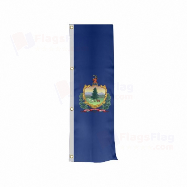 Vermont Vertically Raised Flags
