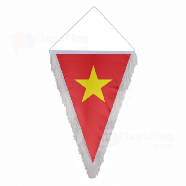 Vietnam Triangle Fringed Streamers