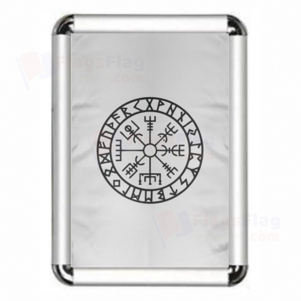Viking Symbol Nordic Compass Framed Pictures