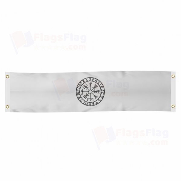 Viking Symbol Nordic Compass Poster Banner