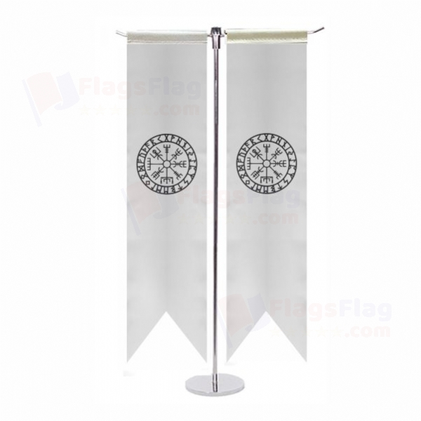 Viking Symbol Nordic Compass T Table Flags