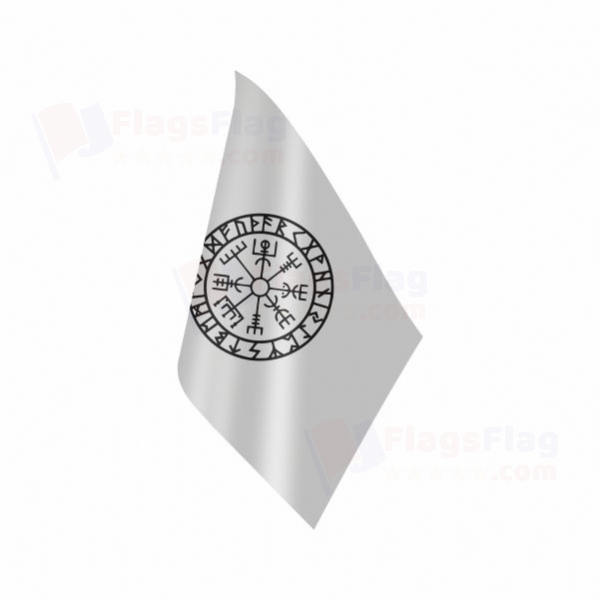 Viking Symbol Nordic Compass Table Flag