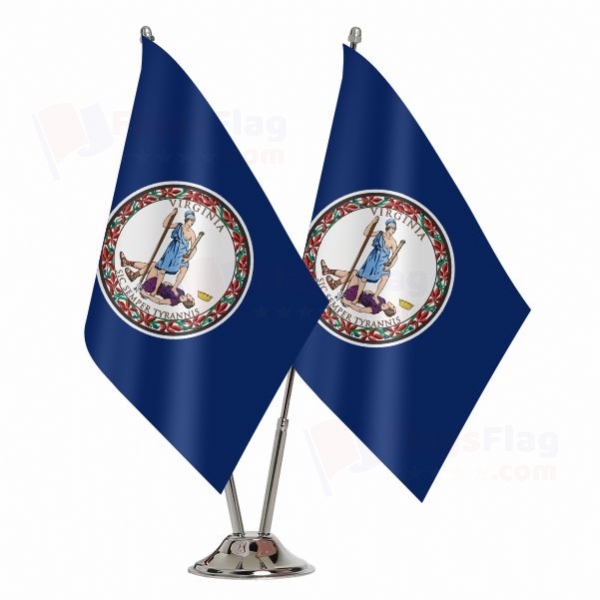 Virginia Binary Table Flag