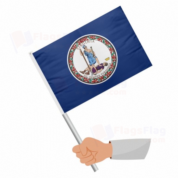 Virginia Stick Flag
