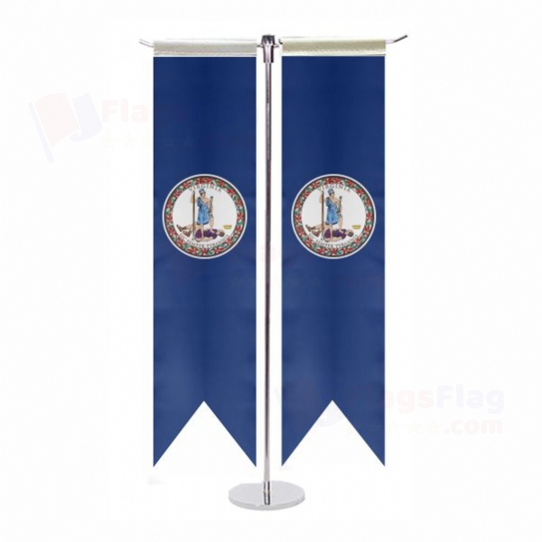 Virginia T Table Flag