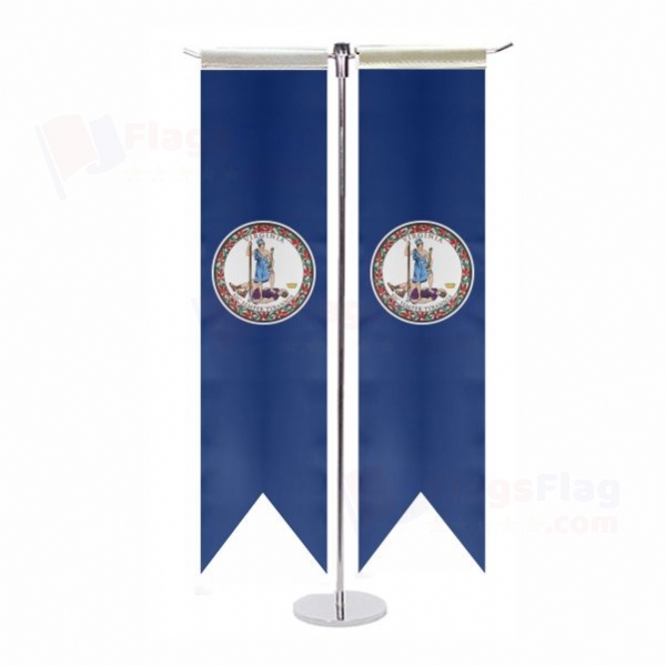 Virginia T Table Flags