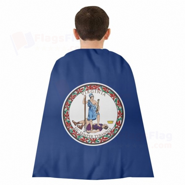 Virginia Woven Fabric Cloak Digital Printing