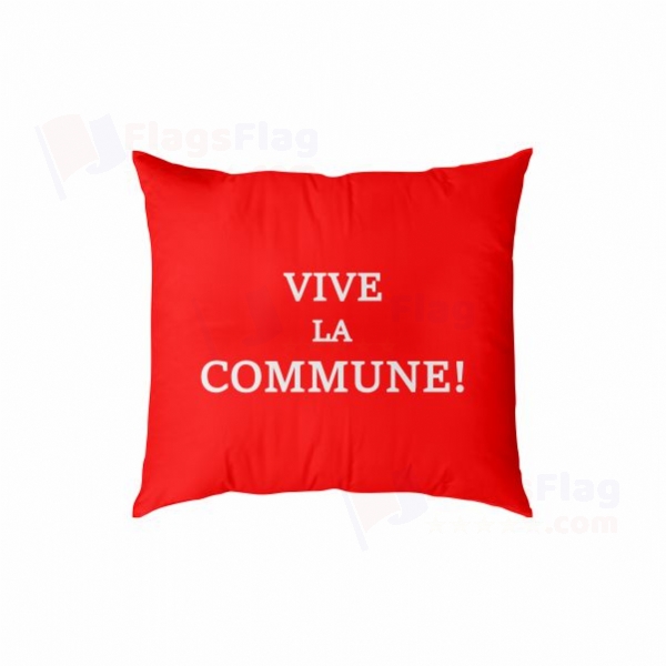 Vive La Commune Digital Printed Pillow Cover