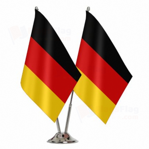 Waldeck Pyrmont 2 Table Flags
