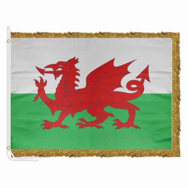Wales Satin Office Flag