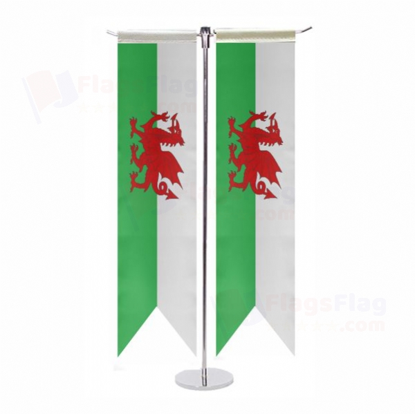 Wales T Table Flag