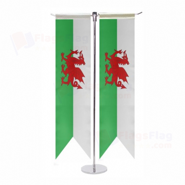 Wales T Table Flags