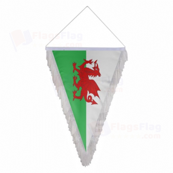 Wales Triangle Fringed Streamers