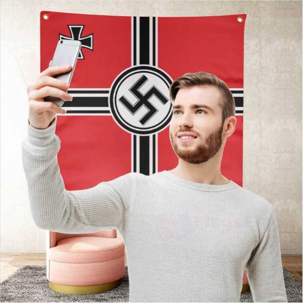 War Ensign of Germany Background Selfie Shooting Landscapes