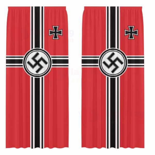 War Ensign of Germany Digital Printed Curtains