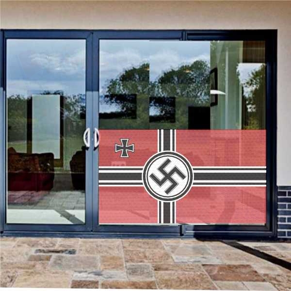War Ensign of Germany Glass Film War Ensign of Germany One Way Vision Printing