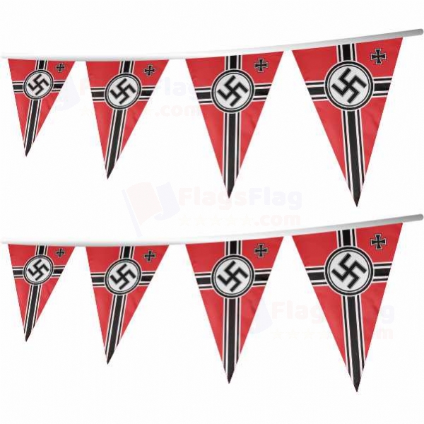 War Ensign of Germany Stringed Triangle Flag