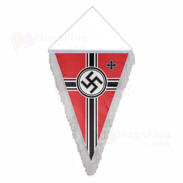 War Ensign of Germany Triangle Fringed Streamers