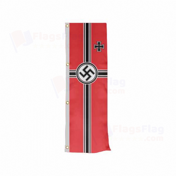 War Ensign of Germany Vertically Raised Flags