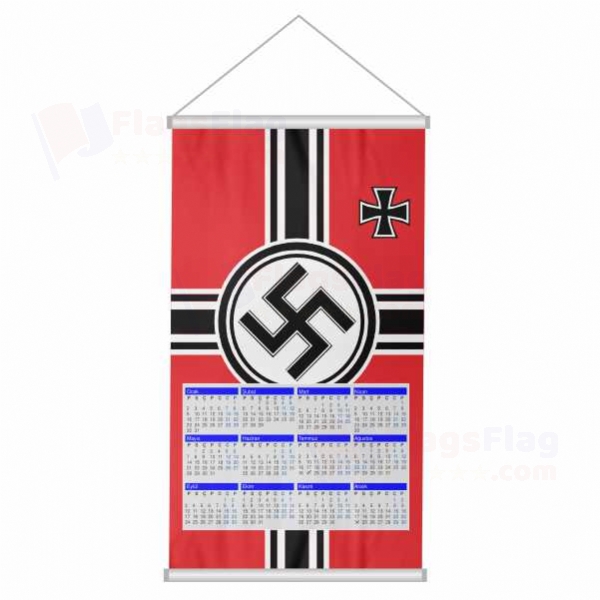 War Ensign of Germany Woven Fabric Digital Printing Calendar