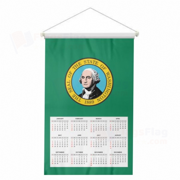 Washington Woven Fabric Digital Printing Calendar