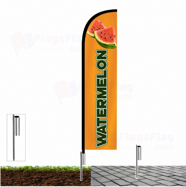 Watermelon Beach Flag