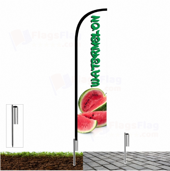 Watermelon Custom Design Flag Watermelon Custom Flags