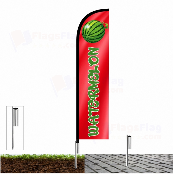 Watermelon Road Flags