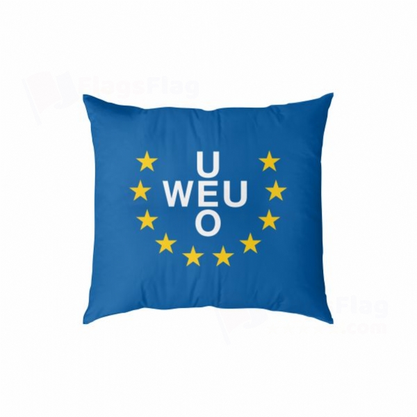 Western European Union Digital Printed Pillow Cover