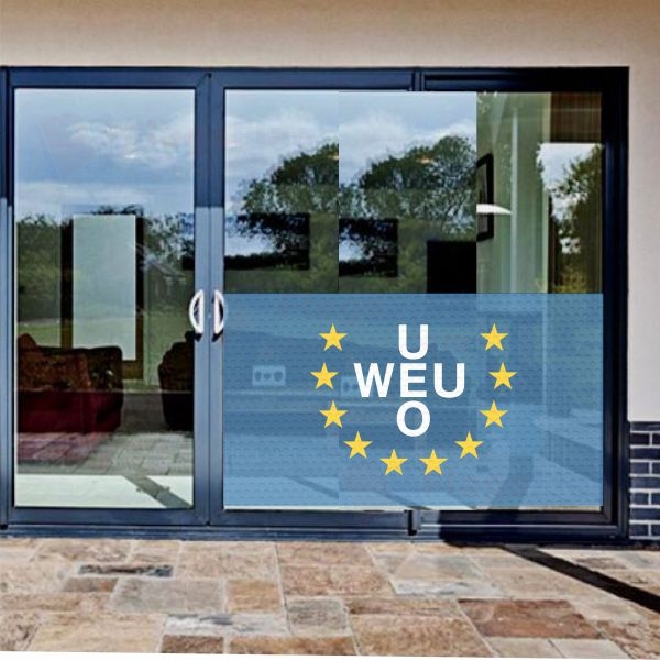 Western European Union Glass Film Western European Union One Way Vision Printing