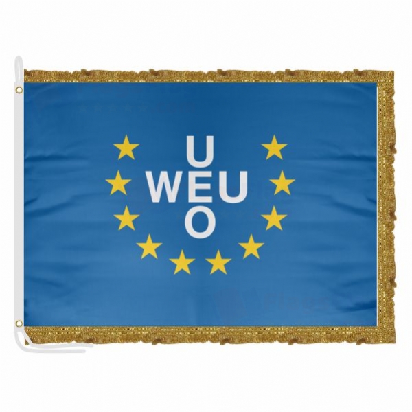Western European Union Satin Office Flag