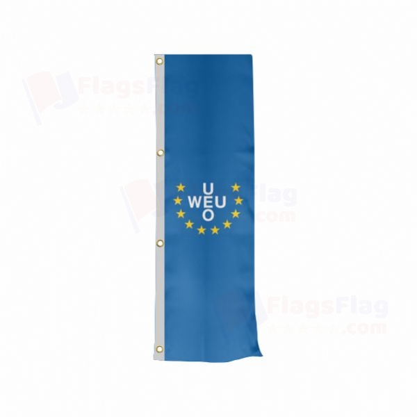 Western European Union Vertically Raised Flags