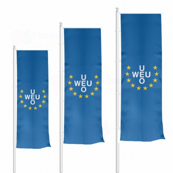 Western European Union Vertically Raised Flags