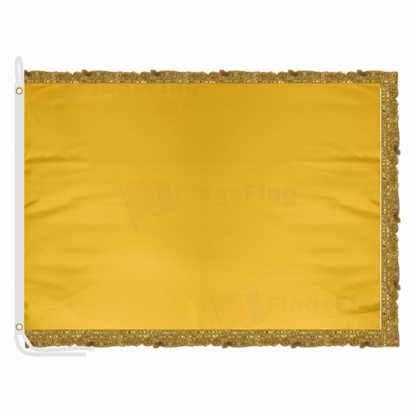 Western Hun Empire Satin Office Flag