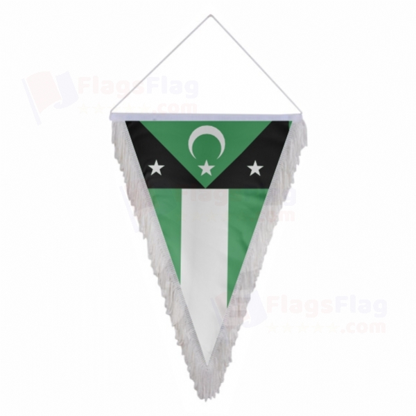 Western Thrace Triangle Fringed Streamers