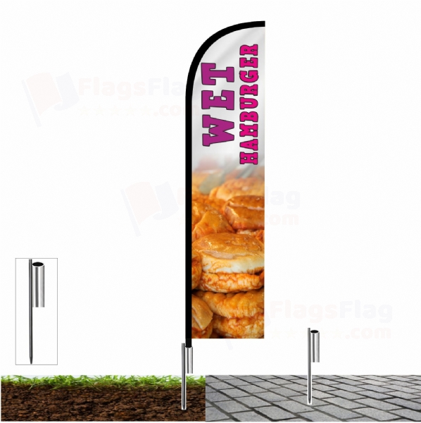 Wet hamburger Sail Flag