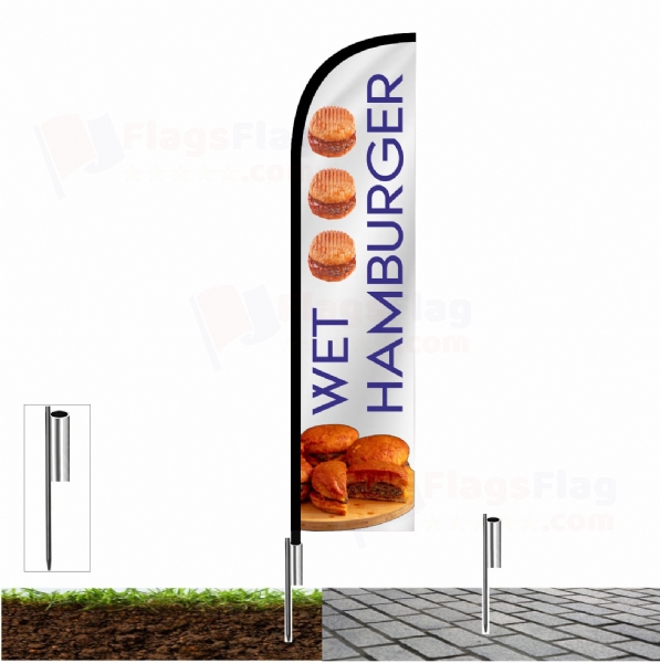 Wet hamburger Sail Flags