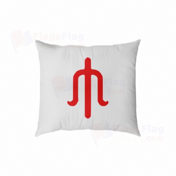 white Alleged Digital Printed Pillow Cover