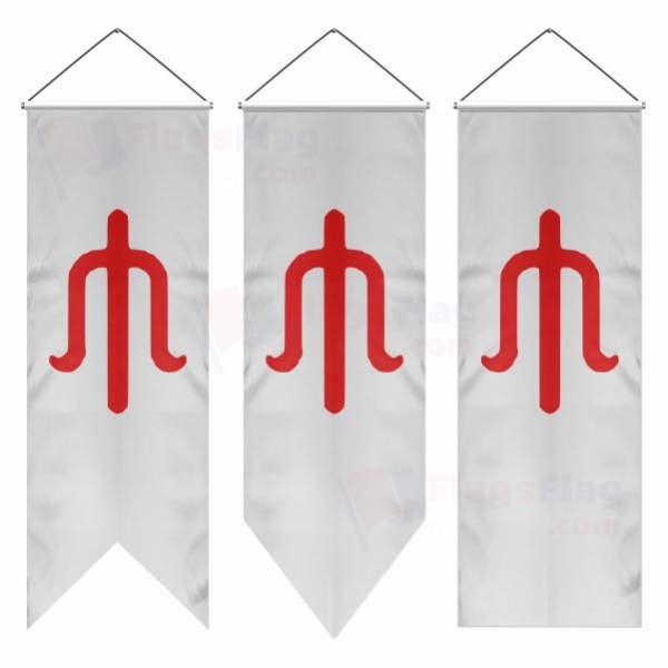 white Alleged Swallowtail Flags