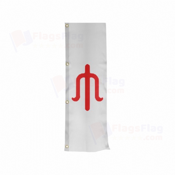 white Alleged Vertically Raised Flags