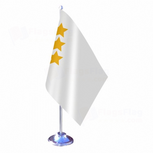 White Hun Empire Single Table Flag