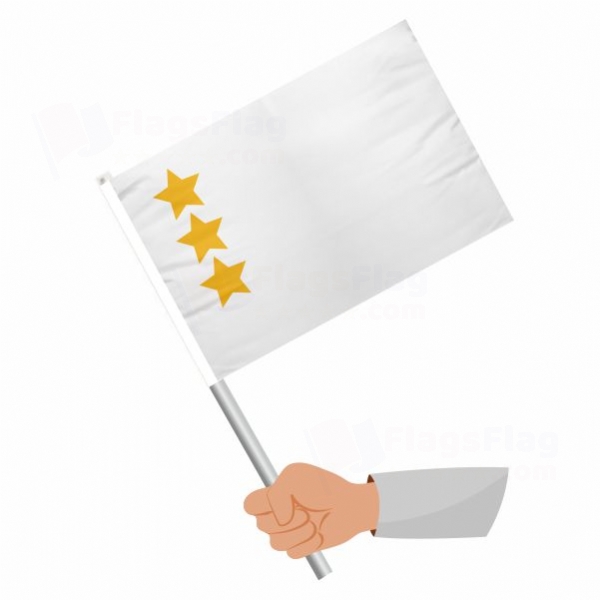 White Hun Empire Stick Flag