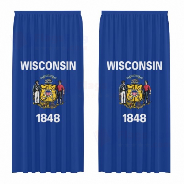Wisconsin Digital Printed Curtains