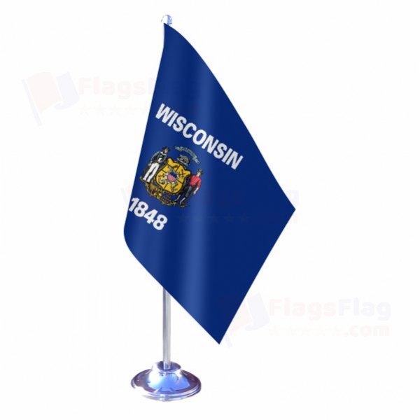 Wisconsin Single Table Flag