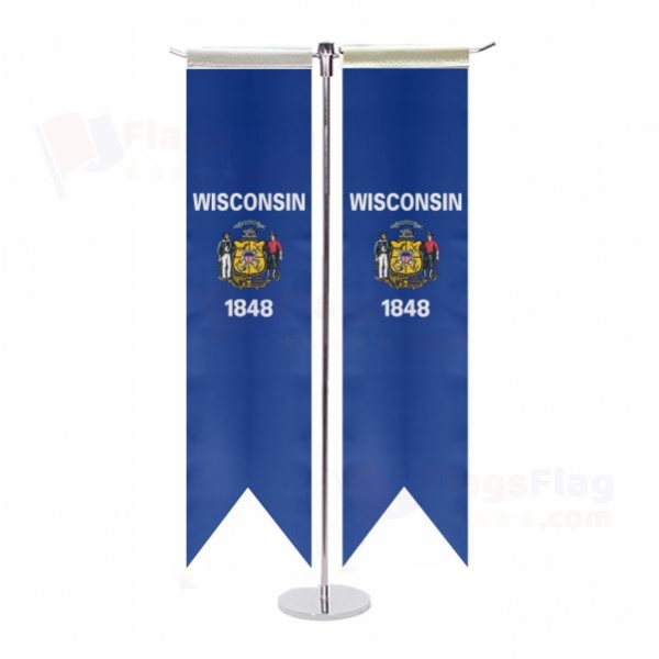 Wisconsin T Table Flags
