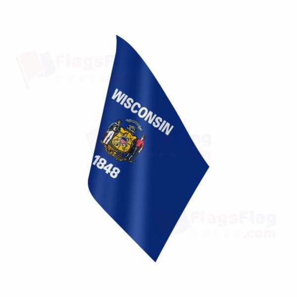 Wisconsin Table Flag